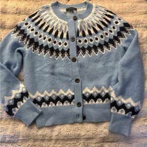 Ann Taylor fair asle cardigan